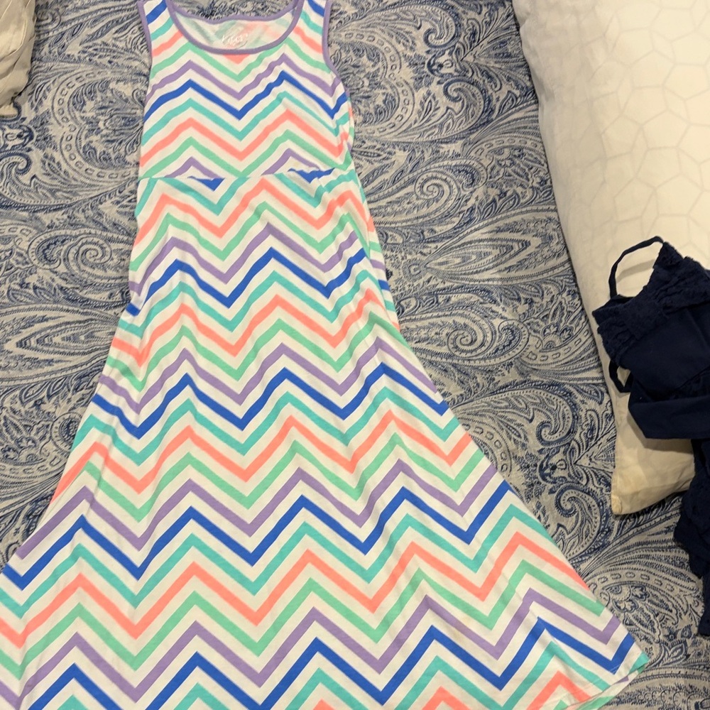 Girls sleeveless long maxi dress